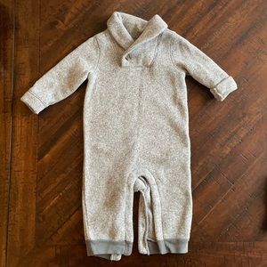 Fleece-lined Sweater onesie